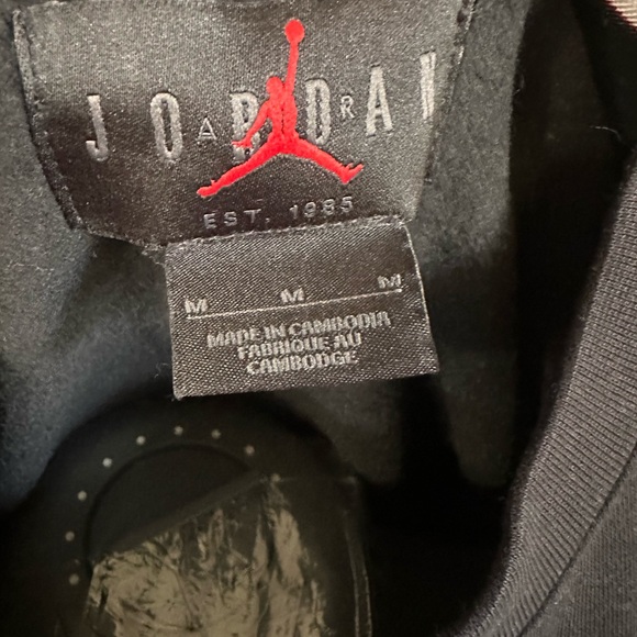 Jordan womens Black Crewneck Sweateshirt size medium - Picture 7 of 7